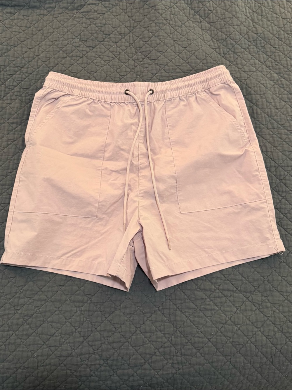 PacSun Light Pink Volley Shorts with Drawstring